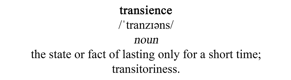 "Transience" Definition